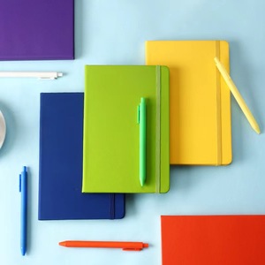 Carnet A5 professionnel à sangle, 160 pages, pour étudiants, bloc-notes, carnet de notes, cadeau de fête de remise des diplômes - Product Image 5