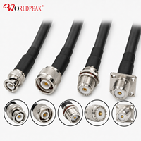 Câble coaxial RG213 robuste personnalisé par le fabricant avec connecteurs RF multiples N UHF BNC pour l'assemblage d'antennes de radioamateur et de diffusion