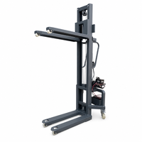 Gerbeur de palettes électrique Portable 300kg Nouvel état Petit chariot élévateur d'occasion avec batterie au lithium et composants PLC