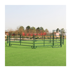 Panneau de clôture de cheval avec abris de toit en tôle à nervures - Product Image 4