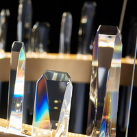 Lampe suspendue de cuisine et de restaurant de style nordique, fabrication en usine, lustre moderne de luxe en cristal K9 pour plafonds hauts
