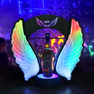 Espositore LED Personalizzato per Bottiglie di Champagne a Forma di Ali, Servizio VIP per Nightclub - Product Image 5