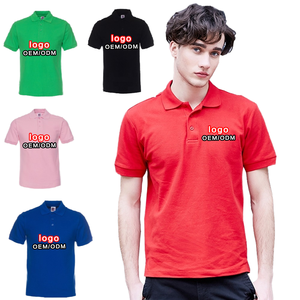 OEM Clothing Embroidered Printed Custom Design Plain White Black Cotton Dry Fit Blank Men Womens Golf Polo T Shirts