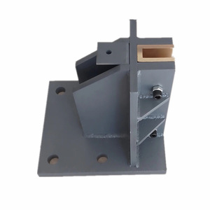 Zapatas guía para elevadores de carga con revestimiento de cobre y nailon, espaciado de orificios de 100x170mm para elevadores de construcción - Product Image 2