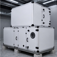 Sistema Compacto de Unidad de Manejo de Aire Industrial Apilada con Ventana de Inspección Circular para Ventilación HVAC Comercial