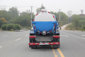 Anra Camion d'aspiration des eaux usées 4x2 Camion d'aspiration des eaux usées Aspiration fécale à pression Camion-citerne de nettoyage par jet d'égout - Product Image 5