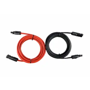 Professional Cheap 6mm2 30a Double Solar Adapter Cable Dc-dc Solar Cable Extension Cable