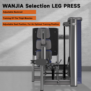 Équipement de fitness professionnel pour salle de sport : <span class=keywords><strong>Presse</strong></span> à jambes assise à charge sélectionnable pour l'entraînement musculaire - Product Image 4