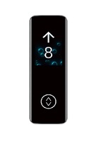 Ascenseur intelligent SHIKARA en acier inoxydable avec écran tactile, panneau de commande stabilisé, pièces de rechange pour ascenseurs de passagers, pour usage hospitalier et hôtelier