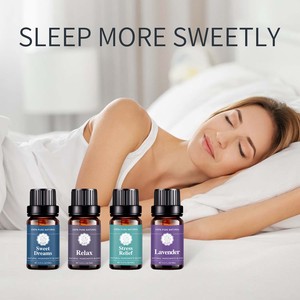 Kanho sonno naturale olio essenziale Set lavanda Stress sollievo dolci sogni rilassare aromaterapia miscela di olio essenziale OEM ODM - Product Image 4