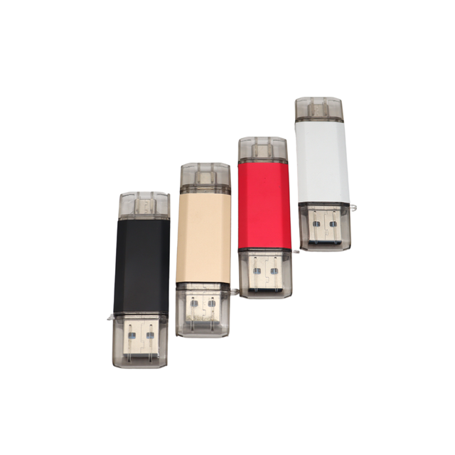 Grade a Chip New Arrival for Phone Use USB Flash Drive 2.0 3.0 Crystal Capacity Memory Stick 128GB Metal Otg Usb Stick Key