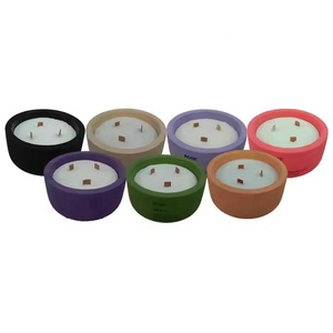 Bougie pot de ciment pot de <span class=keywords><strong>béton</strong></span> avec <span class=keywords><strong>couvercle</strong></span> en gros avec <span class=keywords><strong>couvercle</strong></span> bocaux de bougie en <span class=keywords><strong>béton</strong></span> - Product Image 2