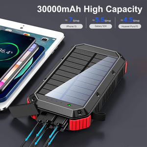 Banco de Energía Solar ES-983S Pd, Banco de Energía de 30000 con Salida Tipo-C, Banco de Energía Real de 30000 mAh - Product Image 2