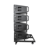 Enceinte active DASN LA6 500W RMS, enceinte de scène pour concert, enceinte line array, caisson de basses, système de sonorisation pour fête