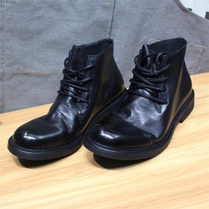 Bottes décontractées pour hommes de style britannique, isolation en peluche, chaussures en coton confortables, nouvelles bottes mi-hautes à semelle souple polyvalentes pour hommes - Product Image 1