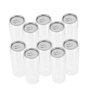 Custom Logo Transparent PET Beverage <b>Bottle</b> 330ml/500ml Easy Open End for Coffee <b>Soda</b> & Juice - Product Image 1