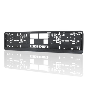 Logo personnalisé imprimé taille standard ue support de plaque d'immatriculation en plastique cadre de plaque d'immatriculation pour la vente en gros - Product Image 1