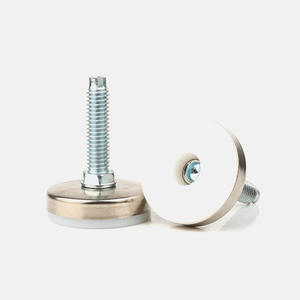 Vente en gros personnalisée 1/4 "-20 5/16"-18 <span class=keywords><strong>3</strong></span>/8 "-16 1/2"-13 Plinthe d'armoire <span class=keywords><strong>Pieds</strong></span> de meubles en nylon réglables Niveleur de type riveté - Product Image 1