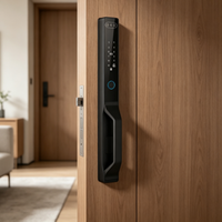 Cerradura de Seguridad Inteligente Antirrobo con Reconocimiento Facial Automático, Desbloqueo Remoto por Aplicación Móvil para Villas de Lujo