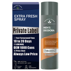 Men Extra Fresh <span class=keywords><strong>Deo</strong></span> Spray <span class=keywords><strong>48h</strong></span> Version internationale 150 ml Déodorant naturel pour hommes Déodorant sans sueur - Product Image 1