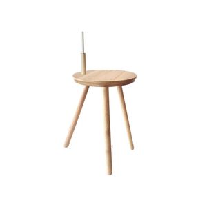 Caoutchouc Lampes En Bois Bois Nature Décorer Maison Lampe au <span class=keywords><strong>sol</strong></span> Base En Bois Stockage Lampadaire Lin Tissu Abat-Jour salon lumière - Product Image 3