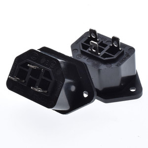 Presa di Corrente IEC320-C13 Presa <span class=keywords><strong>Industriale</strong></span> con Corrente Nominale 10A Interfaccia Elettrica Femmina IEC C13 <span class=keywords><strong>Pannello</strong></span> 250V - Product Image 6