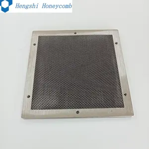 Hengshi Honeycomb 1/16 inch/1.6mm Vacuum Brazing Stainless Steel EMC shielding Waveguide honeycomb Window/panel