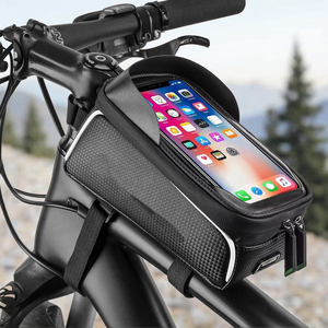 Biểu tượng tùy chỉnh xe đạp Túi du lịch với màn hình cảm ứng điện thoại trường hợp không thấm nước tay lái túi và xe đạp khung túi - Product Image 1
