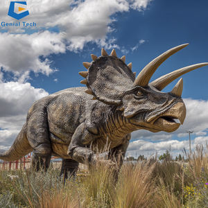 Dinosaurio Animatrónico Realista de Triceratops para Parques Nacionales, Proyectos de Parques de Aventuras Jurásicas, SGD89 - Product Image 3