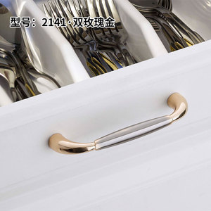 Lcdis Modern Cabinet <b>Handles</b> Zinc Alloy Bar Shape Drawer Furniture Hardware - Product Image 3