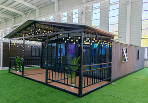 Sang trọng 40ft 20ft prefab biệt thự 2-<span class=keywords><strong>5</strong></span> phòng ngủ mở rộng container nhà di động di động nhỏ nhà làm bằng thép - Product Image 2