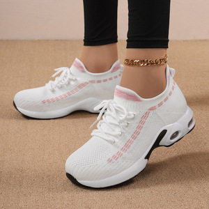Zapatillas deportivas de malla transpirable para mujer, con amortiguación de aire, antideslizantes, para uso diario, para correr, calzado informal - Product Image 2