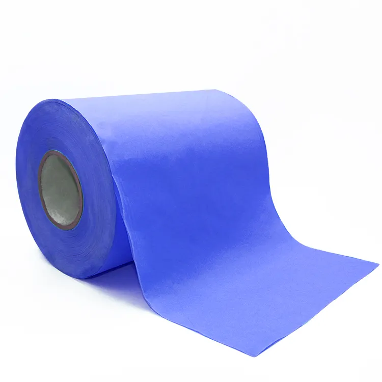 Rouleau de papier bleu 15 19g Rouleau Jumbo en papier naturel 100% Pure Pulp 1 2 3 plis Rouleau Jumbo