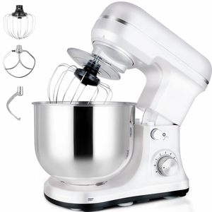 Robot pâtissier électrique 5QT 300W pour cuisine, mélangeur de pâte et de gâteaux, batteur sur socle - Product Image 1