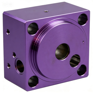 Bloque de Colector Hidráulico Pequeño Mecanizado por CNC al por Mayor para Piezas de Sistemas Hidráulicos Compactos - Product Image 2