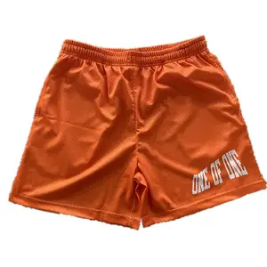 Oem Top Quality Oversized Reversible Basketball Wear Mesh Polyester Basketball Shorts For Palyes