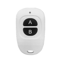 Télécommande RF 433 MHz avec puce EV1527 pour portail, rideau lumineux LED, moteur, vanne, 2 ou 4 touches, duplicateur de clonage