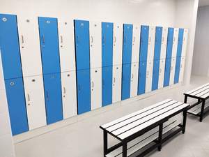 Armario de alta calidad HPL para fitness, armario Compacto personalizado de fábrica, tablero laminado - Product Image 3