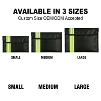 Sac de transport ignifuge personnalisé en silicone et fibre de verre pour documents, idéal pour la maison, le bureau et les situations d'urgence