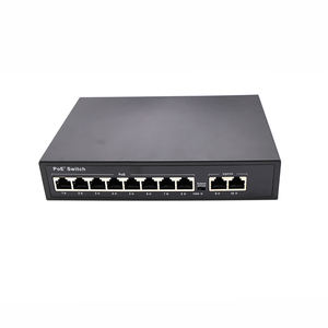 Yunvo 8端口POE交换机10/100/1000MB全千兆<span class=keywords><strong>2</strong></span>上行链路，用于摄像机/IP TCP网络光纤收发器 - Product Image 1