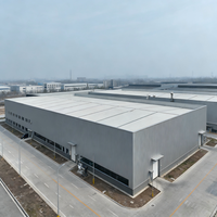 Bâtiment d'atelier d'usine à structure en acier durable pour la production à haute température
