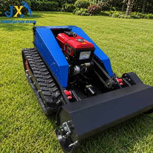 <span class=keywords><strong>Tondeuse</strong></span> à gazon sur chenilles télécommandée diesel CE 12HP DT1000A 1000mm, coupe-herbe, débroussailleuse, machine de défrichage tout-terrain - Product Image 3