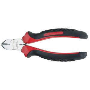 Mini Alicates de acero de alto carbono, alicates de corte diagonal de acero inoxidable de grado DIY de 150mm, mango de PVC para prensar, OEM personalizable - Product Image 1