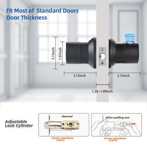 Tuya Slimme Deurvergrendelknop Enkele Grendel Verstelbaar 60/70Mm - Product Image 5