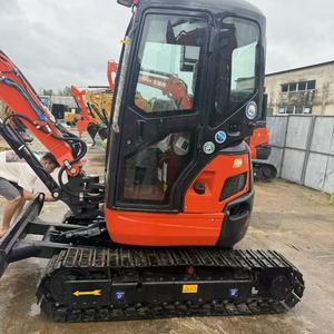 Mini-excavatrice Kubota U27 de 1,8 à 2 tonnes avec moteur Kubota, mini-pelle pour usage agricole, petite machine d'excavation - Product Image 4
