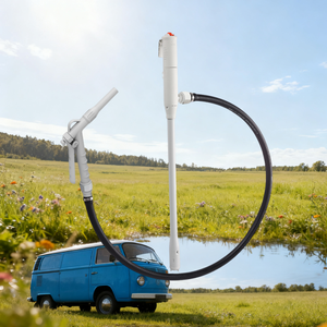 PEILI FN601MR Portable Low Pressure DC Motor Fuel Transfer Pump 3.2 GPM Flow Rate Manual Control OEM Battery Powered <b>Rubber</b> <b>Hose</b> - Product Image 4