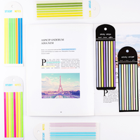 Bandelettes adhésives transparentes en PET, 160 feuilles, pour lecture, annotations, marque-pages et indexation de livres et carnets