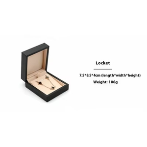 Custom Logo Color Luxury PU Leather Wedding Valentine's <b>Gift</b> Jewelry Packaging <b>Box</b> Full Set - Product Image 2