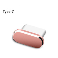 Accessoires de couverture anti-poussière pour téléphone Prix de gros Pack et vente Type-c Style Couleurs mélangées