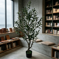 Moderner Stil Hausdekoration Künstlicher Olivenbaum Künstlicher Oliven-Bonsai Topfpflanze Büro Einkaufsladen Dekoration Kulissen für Veranstaltungen